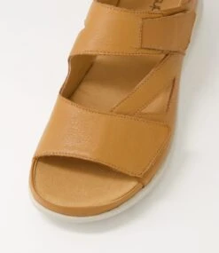 Laii Dark Tan Leather Sandals -Lynx Shoes Shop SU12685TAOLE 5