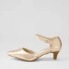Leyna2 Pale Rose Gold Leather Heels -Lynx Shoes Shop SU12687MCILE 2