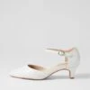 Leyna2 Off White Leather Heels -Lynx Shoes Shop SU12687W25LE 2