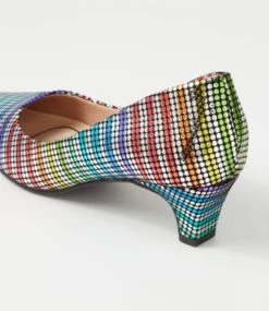 Lateley Rainbow Metallic Leather Heels 11 Lateley Rainbow Metallic Leather Heels -Lynx Shoes Shop SU12693MFPLE 6