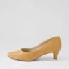 Lateley Dark Tan Leather Heels 2 Lateley Dark Tan Leather Heels -Lynx Shoes Shop SU12693TAOLE 2