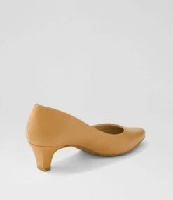 Lateley Dark Tan Leather Heels 9 Lateley Dark Tan Leather Heels -Lynx Shoes Shop SU12693TAOLE 4