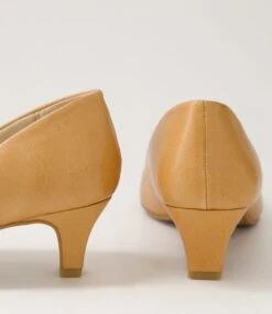 Lateley Dark Tan Leather Heels 11 Lateley Dark Tan Leather Heels -Lynx Shoes Shop SU12693TAOLE 6