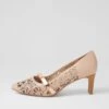 Nisty Nude Rose Gold Leather Heels 1 Nisty Nude Rose Gold Leather Heels -Lynx Shoes Shop SU12728NEVGR 2