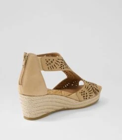 Cats Dark Nude Nubuck Espadrilles -Lynx Shoes Shop SU12734NJDAG 4