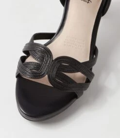 Starts Black Leather Sandals 10 Starts Black Leather Sandals -Lynx Shoes Shop SU12747B66LE 5