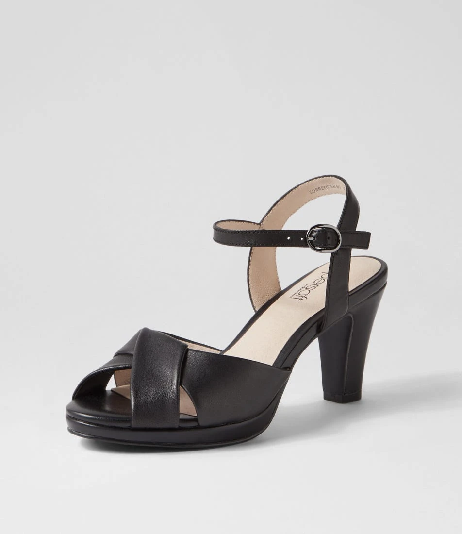 Surrender Black Leather Sandals 4 Surrender Black Leather Sandals - Image 2