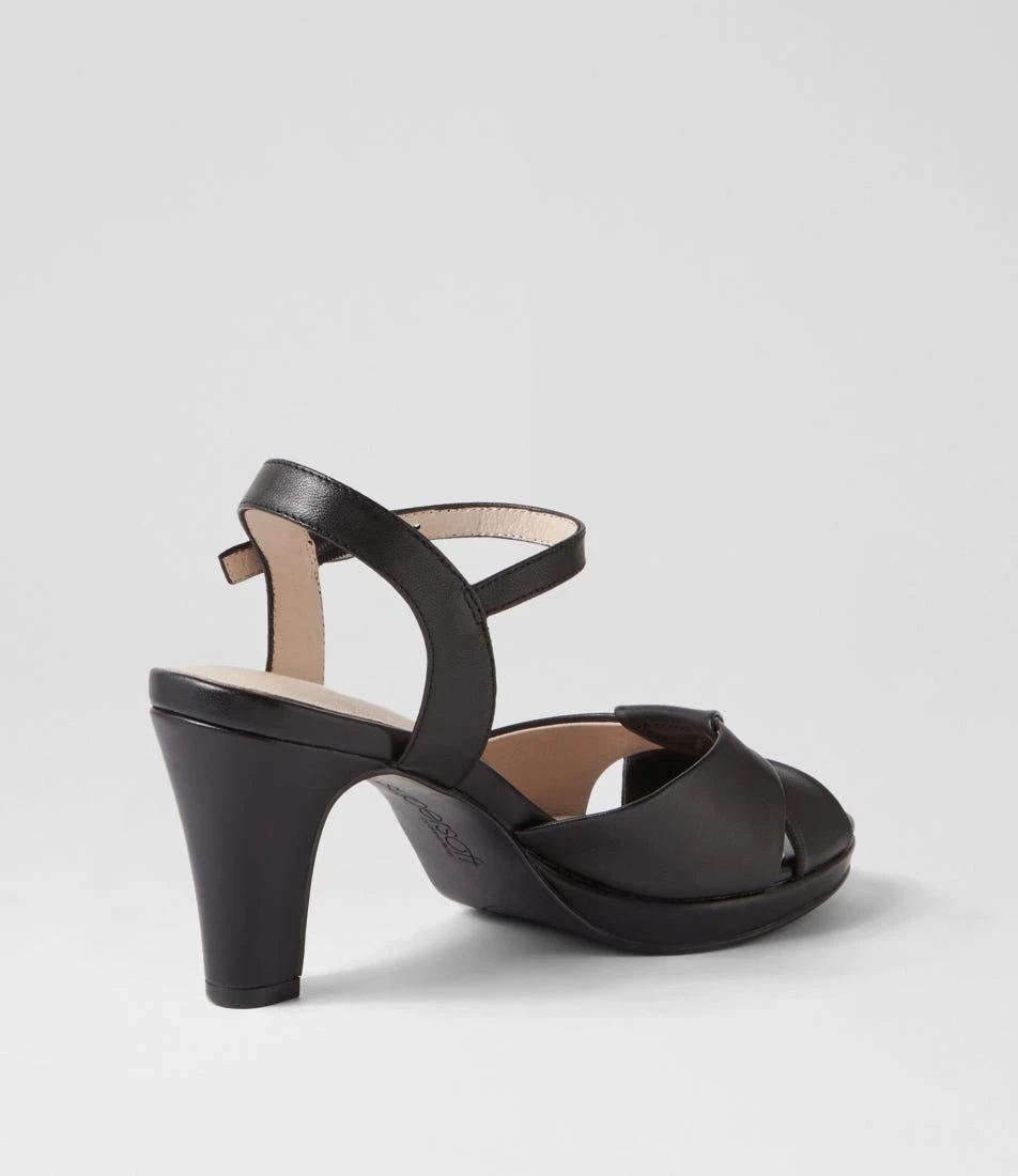 Surrender Black Leather Sandals 5 Surrender Black Leather Sandals - Image 3