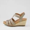 Amiiee Mushroom Leather Sandals -Lynx Shoes Shop SU12763GBJLE 2