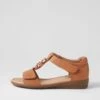 Forgives Dark Tan Leather Sandals 1 Forgives Dark Tan Leather Sandals -Lynx Shoes Shop SU12780TAOLE 2