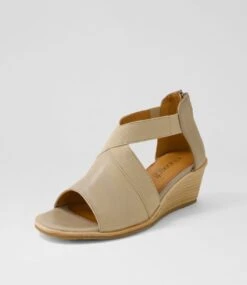 Playa Light Taupe Leather Sandals -Lynx Shoes Shop SU12806NJLLE 3