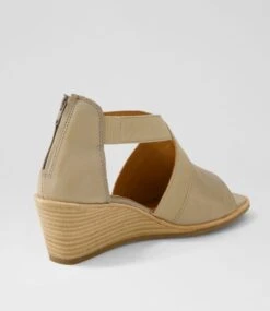 Playa Light Taupe Leather Sandals -Lynx Shoes Shop SU12806NJLLE 4