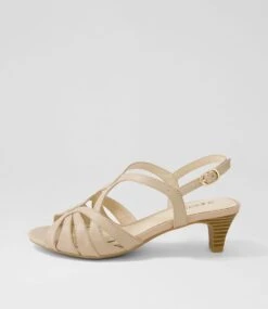 Dalisa Dark Nude Leather Sandals