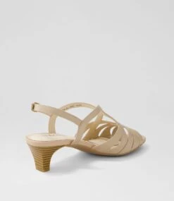 Dalisa Dark Nude Leather Sandals -Lynx Shoes Shop SU12817NJDLE 4