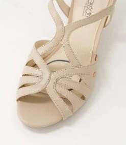 Dalisa Dark Nude Leather Sandals -Lynx Shoes Shop SU12817NJDLE 5