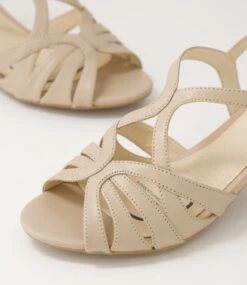 Dalisa Dark Nude Leather Sandals -Lynx Shoes Shop SU12817NJDLE 6