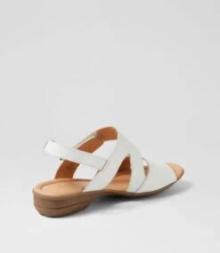 Bills White Gum Leather Sandals -Lynx Shoes Shop SU12829WZLLE 4