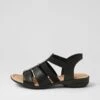 Bennies Black Leather Sandals 2 Bennies Black Leather Sandals -Lynx Shoes Shop SU12830B75LE 2