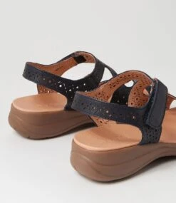 Maz2 Navy Gum Leather Sandals 11 Maz2 Navy Gum Leather Sandals -Lynx Shoes Shop SU12874D0BLE 6