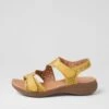 Maz2 Yellow Gum Sole Leather Sandals -Lynx Shoes Shop SU12874YFMLE 2