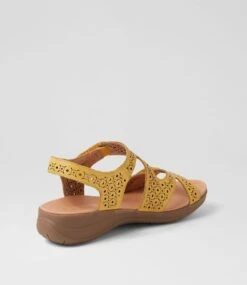 Maz2 Yellow Gum Sole Leather Sandals -Lynx Shoes Shop SU12874YFMLE 4