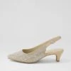 Looloo Silver Nude Jewels Leather Heels 2 Looloo Silver Nude Jewels Leather Heels -Lynx Shoes Shop SU12881SDW2J 2