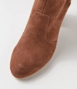 Upclimb Light Choc Suede Ankle Boots 10 Upclimb Light Choc Suede Ankle Boots -Lynx Shoes Shop TO10648EIVSU 5