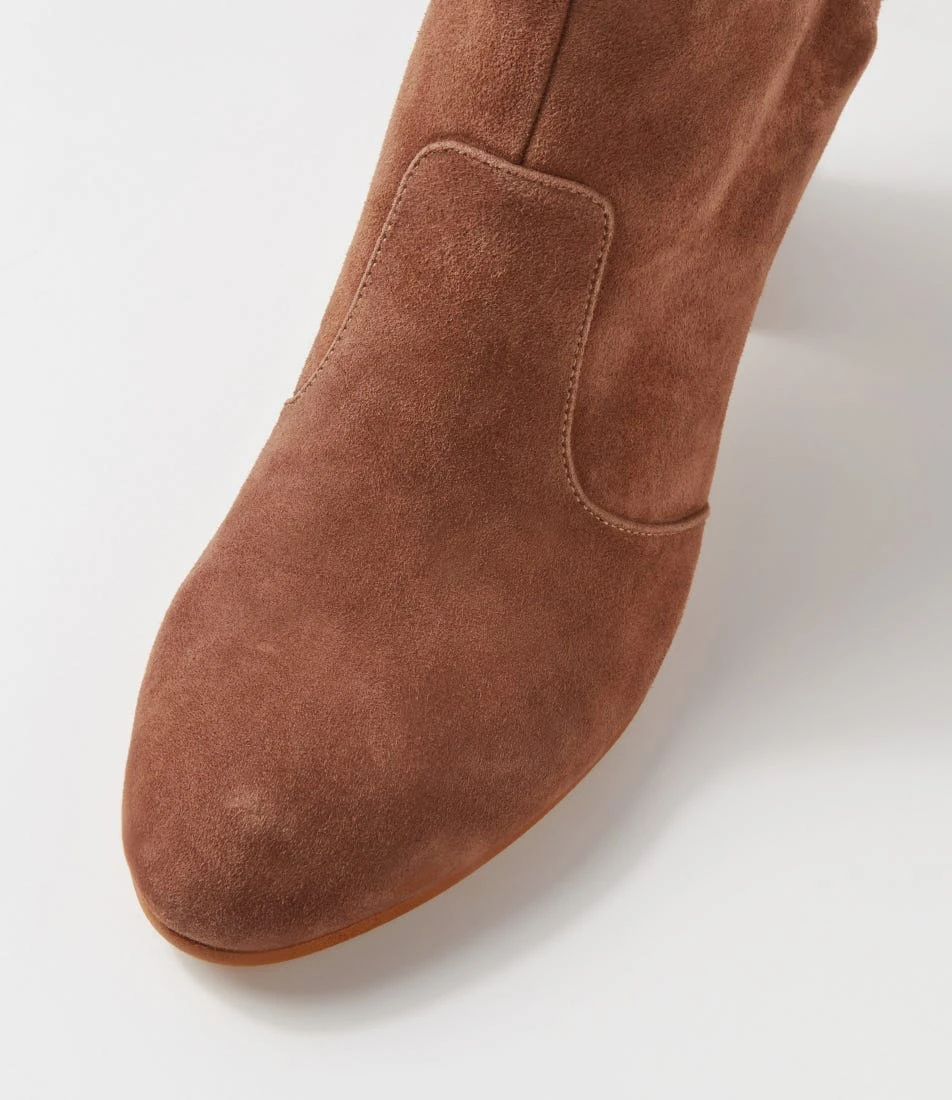 Upclimb Light Choc Suede Ankle Boots 6 Upclimb Light Choc Suede Ankle Boots - Image 4