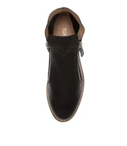 Ohmy Black Patent Leather Boots Black Sole -Lynx Shoes Shop TO11283B75PL 6