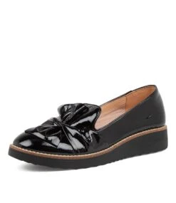 Oclem Black Patent Leather Shoes Black Sole -Lynx Shoes Shop TO11356B75PL 2