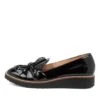 Oclem Black Patent Leather Shoes Black Sole -Lynx Shoes Shop TO11356B75PL 4