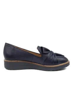 Oclem Navy Navy Sole Leather -Lynx Shoes Shop TO11356DKLLE 5