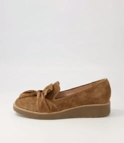Oclem Light Choc Suede Loafers