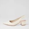 Abigale Ivory Patent Leather Heels 1 Abigale Ivory Patent Leather Heels -Lynx Shoes Shop TO11722W23PL 2