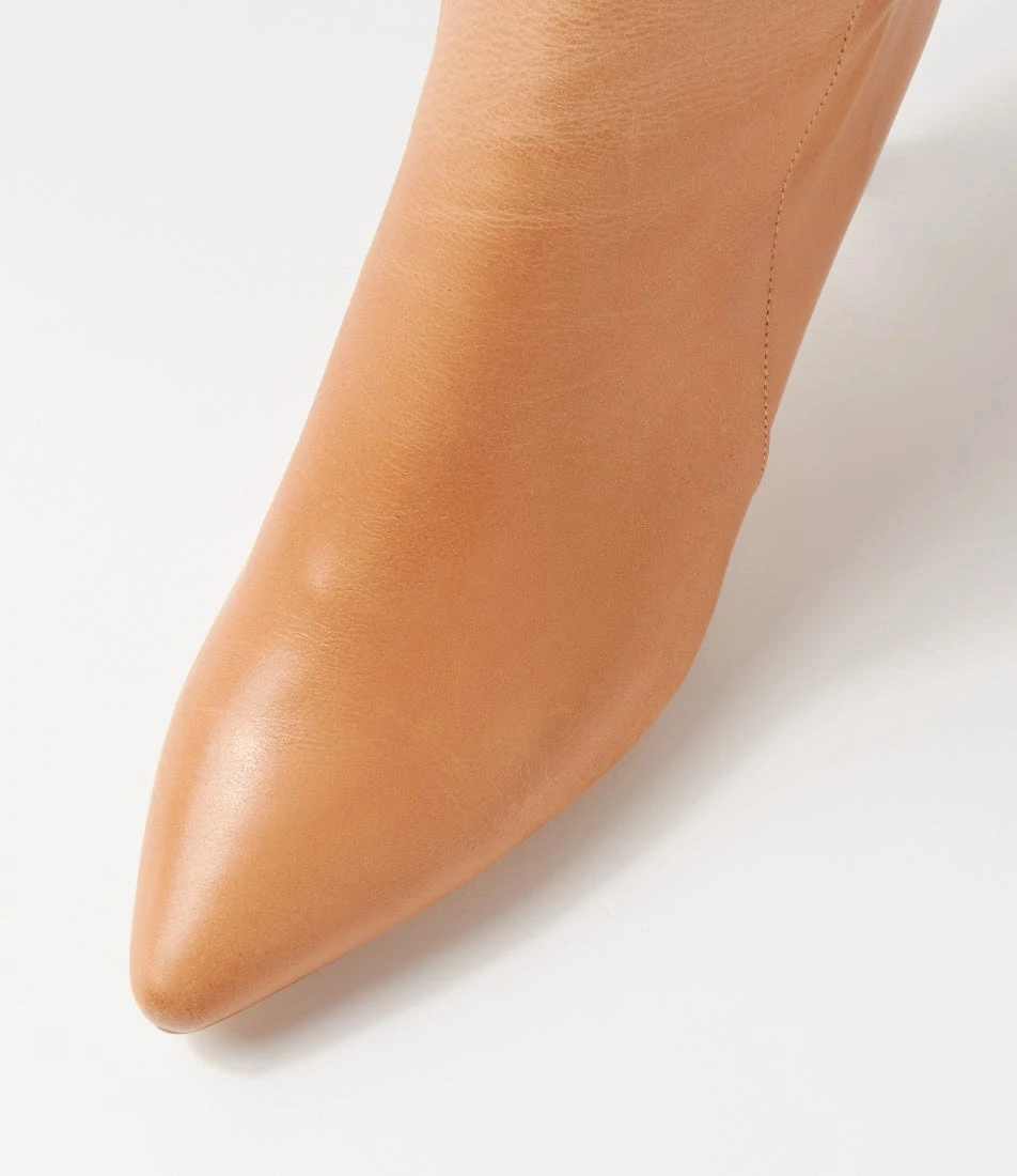 Buel Cappuccino Leather Knee High Boots 6 Buel Cappuccino Leather Knee High Boots - Image 4