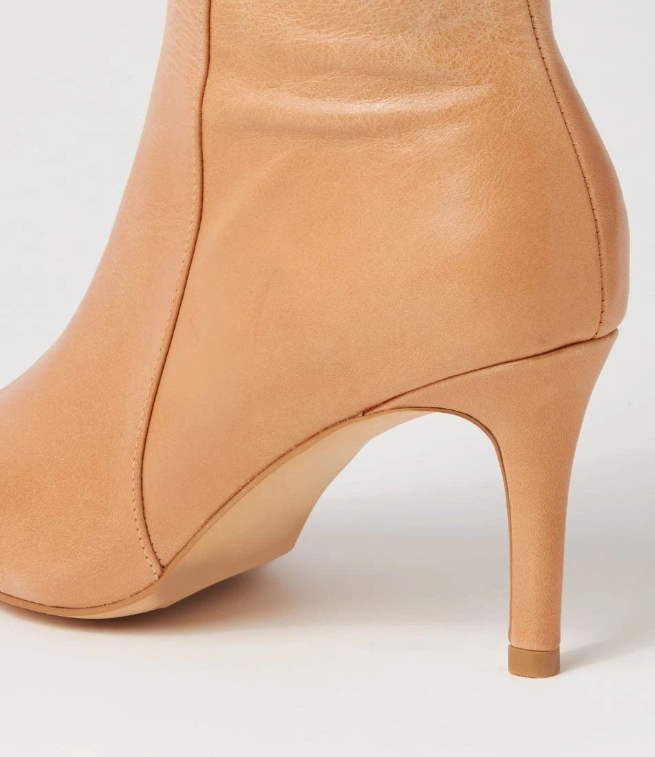 Buel Cappuccino Leather Knee High Boots 7 Buel Cappuccino Leather Knee High Boots - Image 5