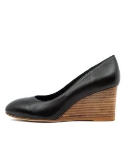 Melvina Blk Natural Heel