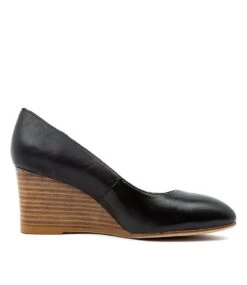 Melvina Blk Natural Heel -Lynx Shoes Shop TO11795BBLLE 5