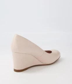 Melvina Nude Leather Heels -Lynx Shoes Shop TO11795NDULE 4