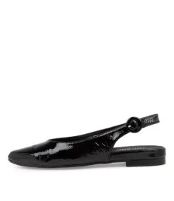 Fairy Black Patent Leather Pump Heels