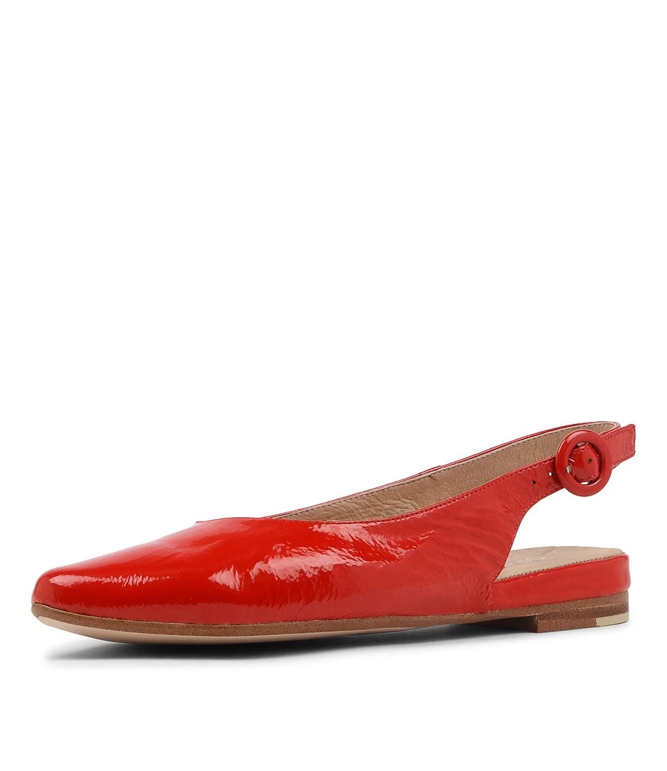Fairy Red Patent Leather Flat Shoes 4 Fairy Red Patent Leather Flat Shoes - Image 2