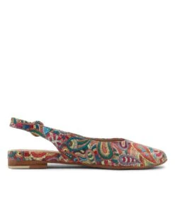 Fairy Bright Harlequin Leather Flat Shoes -Lynx Shoes Shop TO11973RVVLE 5