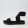 Figitty Black Elastic Sandals -Lynx Shoes Shop TO11981B7529 2