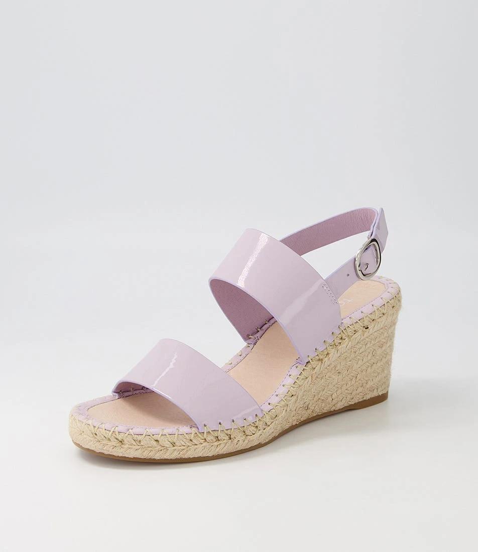 Gaga Lilac Patent Leather Espadrilles 4 Gaga Lilac Patent Leather Espadrilles - Image 2