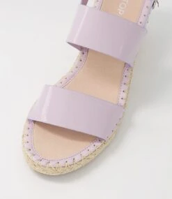 Gaga Lilac Patent Leather Espadrilles 10 Gaga Lilac Patent Leather Espadrilles -Lynx Shoes Shop TO11984I12PL 5