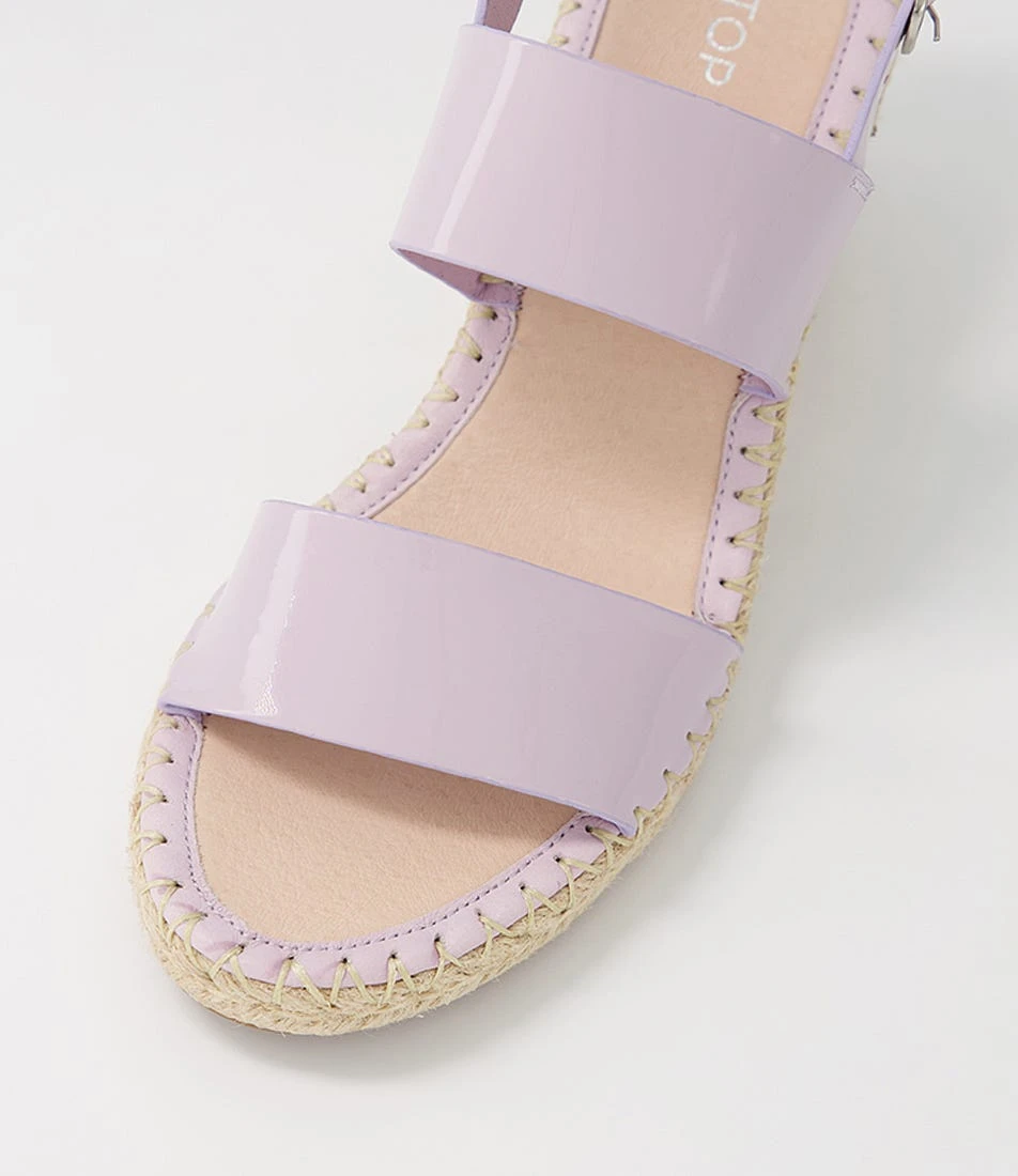 Gaga Lilac Patent Leather Espadrilles 6 Gaga Lilac Patent Leather Espadrilles - Image 4