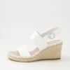 Gaga White Patent Leather Espadrilles 1 Gaga White Patent Leather Espadrilles -Lynx Shoes Shop TO11984WHIPL 2