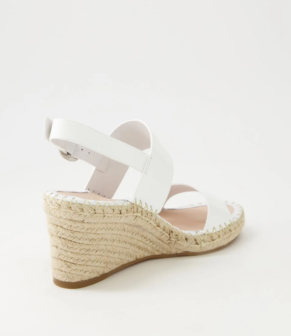 Gaga White Patent Leather Espadrilles 5 Gaga White Patent Leather Espadrilles - Image 3