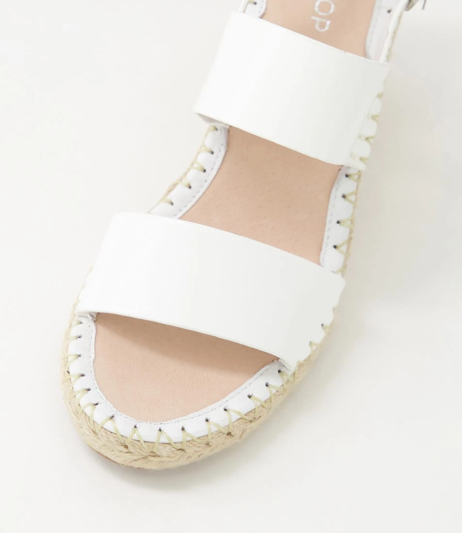 Gaga White Patent Leather Espadrilles 6 Gaga White Patent Leather Espadrilles - Image 4