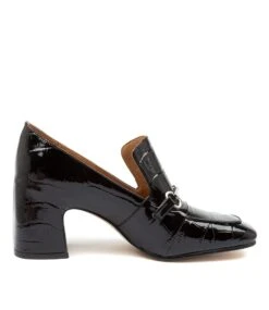 Fina To Black Patent Croc -Lynx Shoes Shop TO12244BLAA2 5